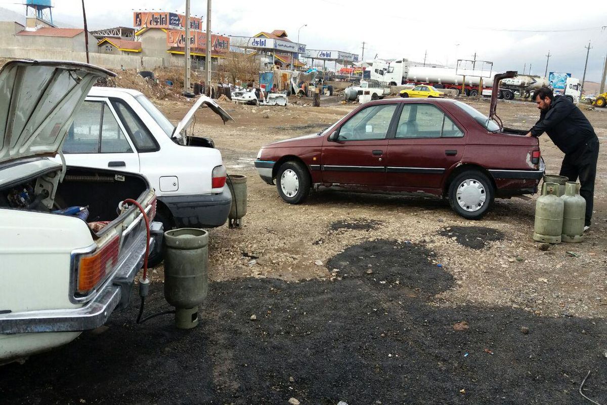 استفاده از گاز مایع سیلندر در سوخت خودرو ممنوع