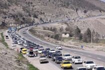 ترافیک مسیر هراز سنگین است/ هراز یک ‌طرفه شد