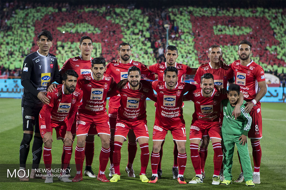 دیدار تیم های فوتبال پرسپولیس و سپاهان اصفهان/ ترکیب پرسپولیس