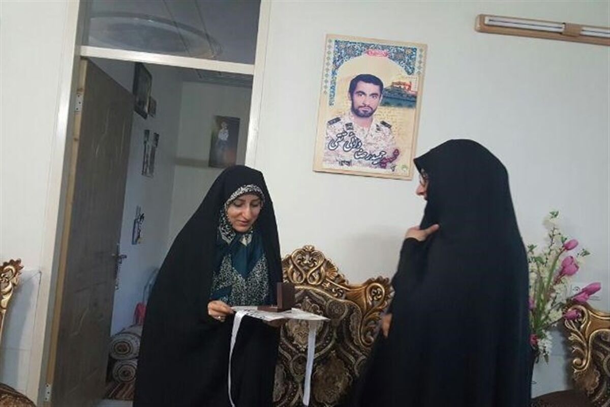  همسر شهید حججی