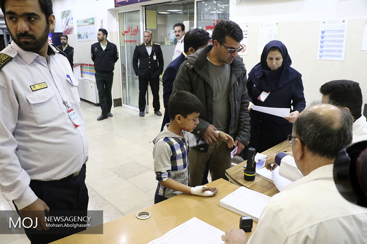 اخرین چهارشنبه سال در بیمارستان مطهری تهران