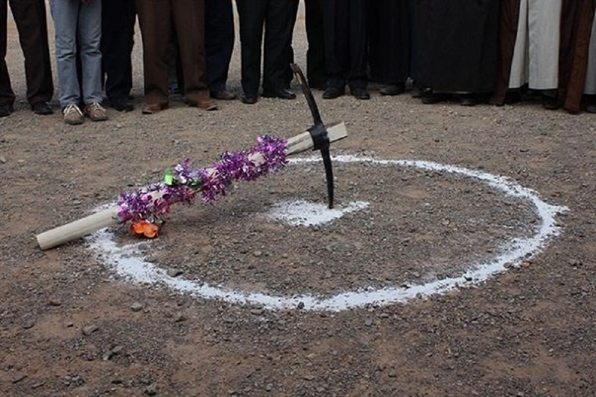 کلنگ احداث مدرسه 12 کلاسه دلفان