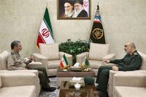 فرمانده کل سپاه با سرلشکر موسوی دیدار کرد