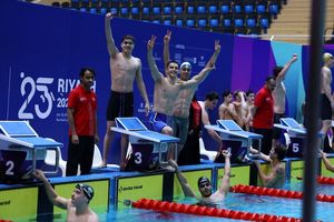 درخشش تیم شنای ایران با رکوردشکنی و مدال برنز در ریاض