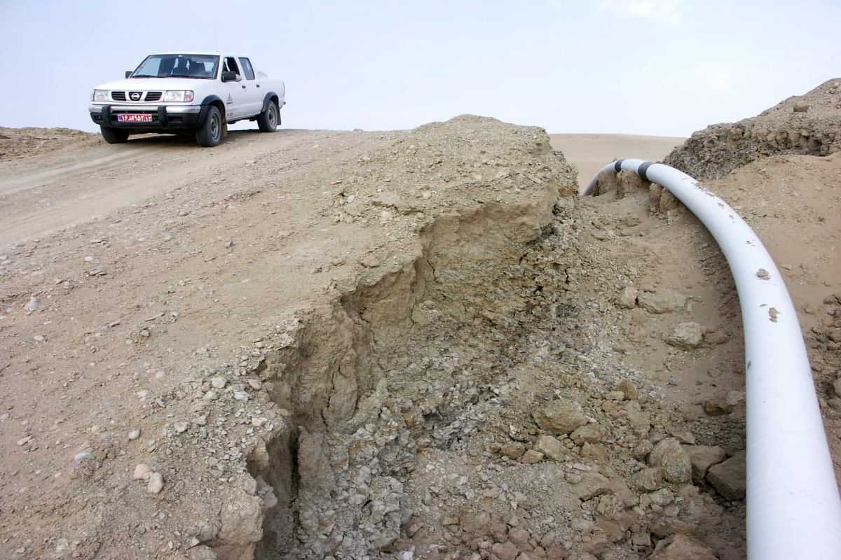 پایش لوله‌های گاز