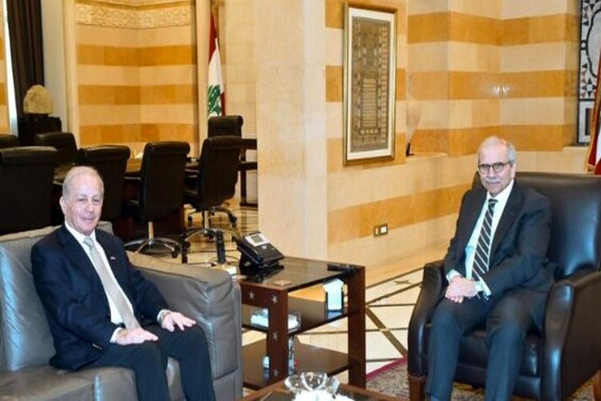 نخست‌وزیر لبنان در دیدار با سفیر آمریکا
