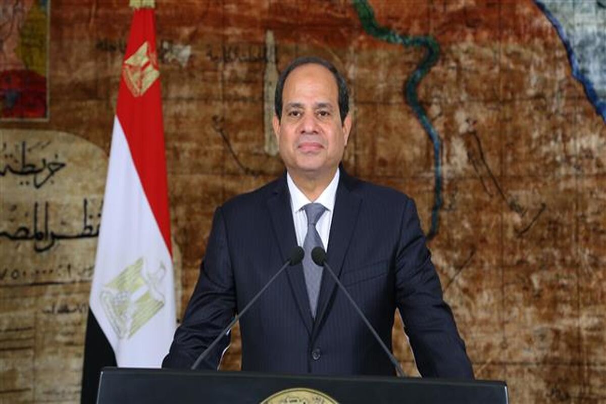عبدالفتاح سیسی رئیس جمهور مصر