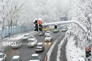 تهران برفی و بارانی می‌شود