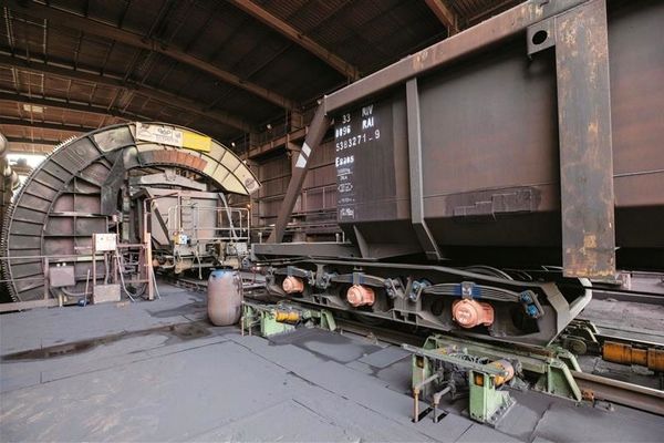 ساخت، نصب و راه‌اندازی ویل‌گریپر (Wheel Gripper) واگن‌برگردان شماره ۲ فولاد مبارکه