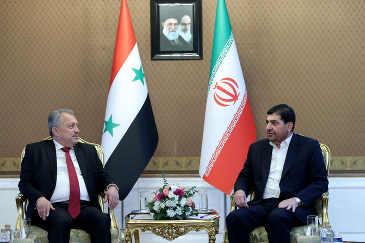 دیدار نخست وزیر سوریه با معاون اول رئیس جمهور