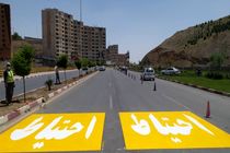 ساماندهی علایم ترافیکی معابر حادثه خیز سنندج