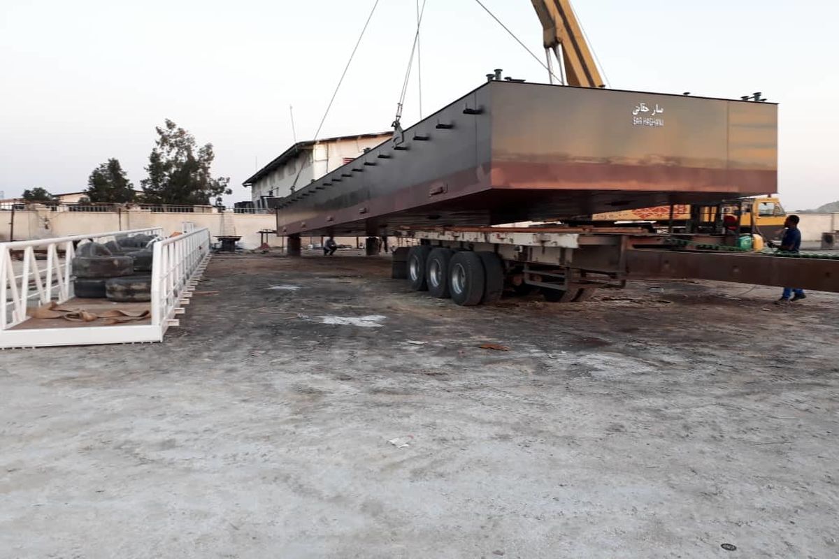 اسکله شناور دریایی