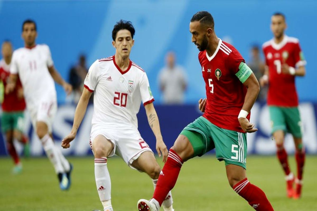 بازی ایران و مراکش