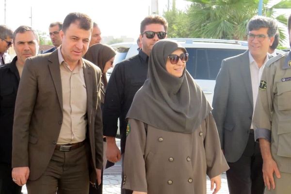 معاون رئیس‌جمهور و رئیس سازمان محیط‌زیست وارد سمنان شد