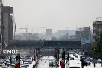 گرد و خاک مشهد را فرا می گیرد