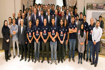 بدرقه تیم ربوکاپ دانشگاه آزاد قزوین از سوی مدیران ارشد بانک ملت