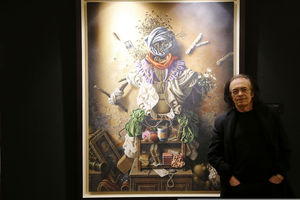 نمایشگاه نقاشی واحد خاکدان تا اول دی تمدید شد