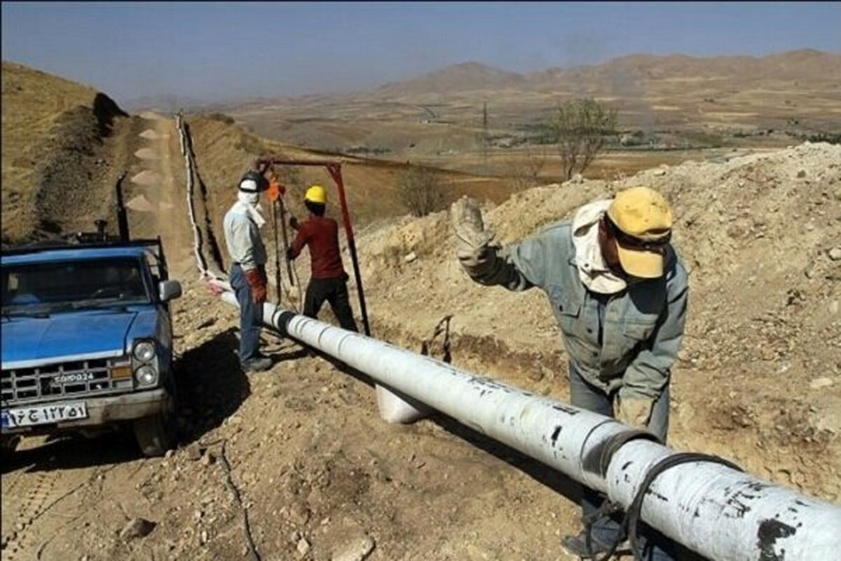 گاز رسانی در روستاهای هرمزگان