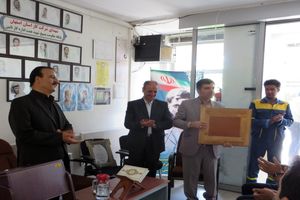 تودیع و معارفه رئیس اداره گاز نائین