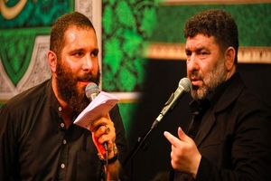 روضه‌خوانی سوزناک پدر و پسری حاج سعید حدادیان و پسرش در برنامه حسینیه معلی + فیلم