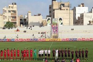 بازی شهر راز شیراز و مس کرمان در ورزشگاه حافظیه با تساوی بدون گل پایان یافت