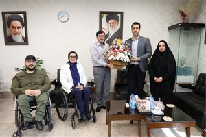  ملی‌پوشان مدال آور ایران با رئیس کمیته ملی پارالمپیک دیدار کردند