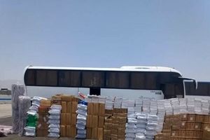  اتوبوس مسافربری به دلیل حمل نامتعارف بار توقیف شد