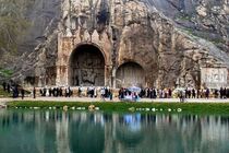 دیپلمات‌ها و چهره‌های جهانی به دیار تاق‌بستان آمدند