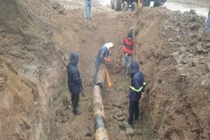 وصل گاز هشت روستای منطقه پیرکوه شهرستان سیاهکل 
