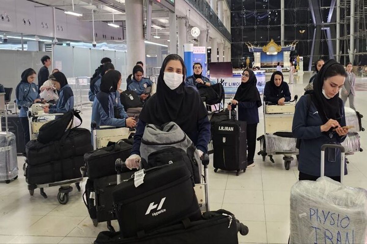 کاروان تیم ملی فوتسال بانوان