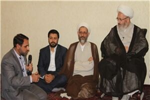 دیدار فرمانده ناجا با آیت‌الله سبحانی