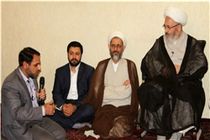 دیدار فرمانده ناجا با آیت‌الله سبحانی