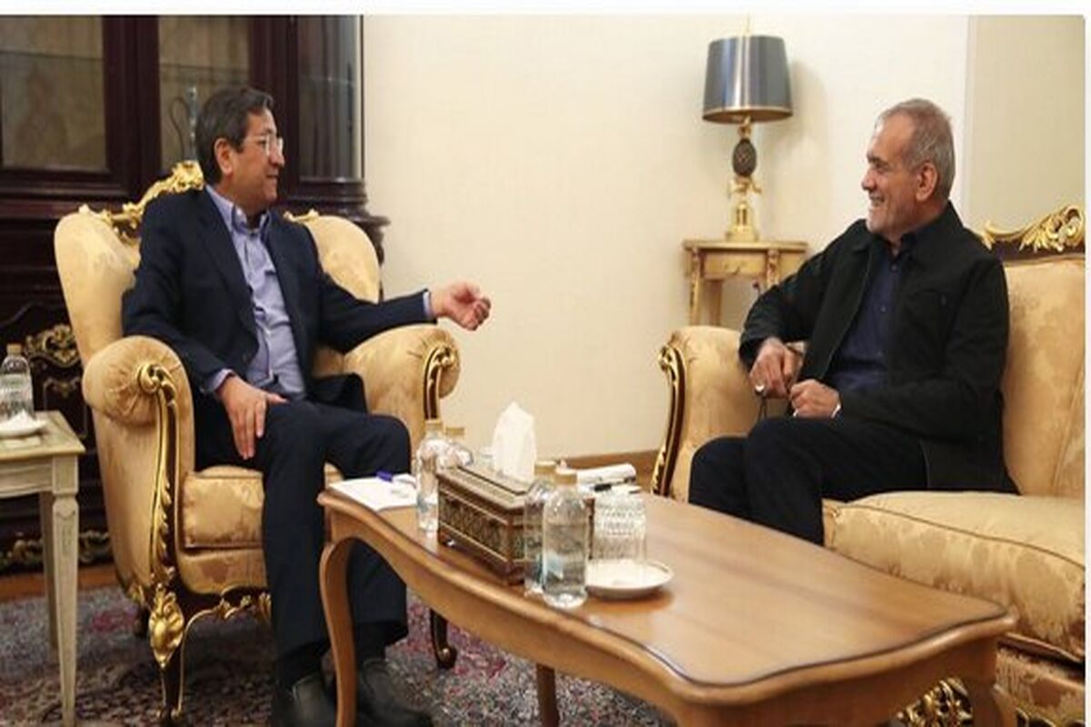 همتی، رئیس سابق بانک مرکزی پس از دیدار با رئیس جمهور منتخب