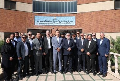 استاندار تهران از فازهای 7 و 8 تصفیه‌خانه جنوب تهران بازدید کرد