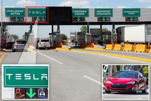 ایجاد مسیر انحصاری در مرز مکزیک به ایالت متحده جهت انتقال تسلا