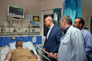 استاندار کرمانشاه از مجروحان حملات رژیم صهیونیستی عیادت کرد