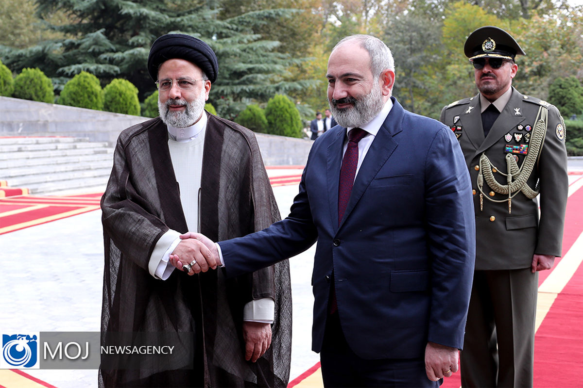 استقبال رسمی و دیدار نخست وزیر ارمنستان با رییس جمهوری