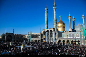 قم در سالروز رحلت حضرت معصومه(س)به سوگ نشست 