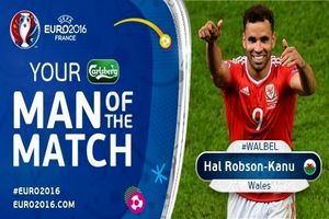 رابسون کانو بهترین بازیکن تقابل دو تیم ولز و بلژیک شد