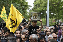 تشییع پیکر شهید مدافع حرم علیرضا اکبری