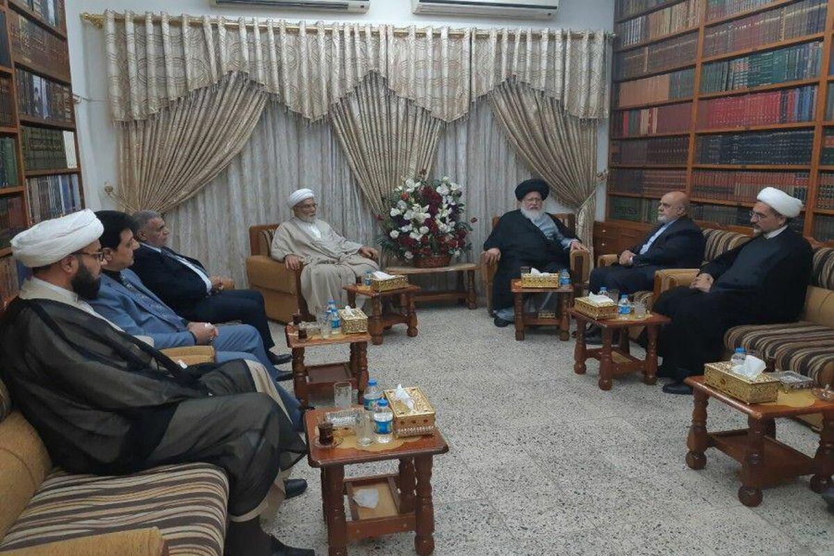 دیدار ایرج مسجدی با آیت الله صدر