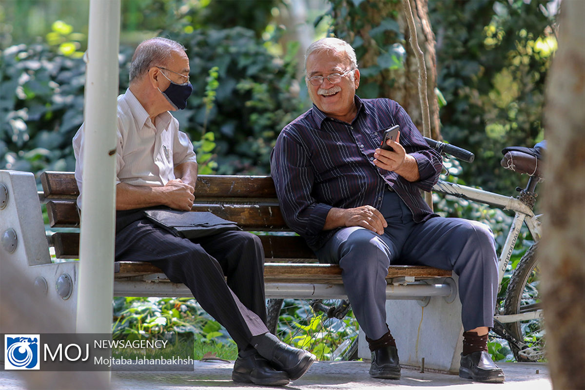 کرونا و سالمندان در چهار باغ عباسی اصفهان
