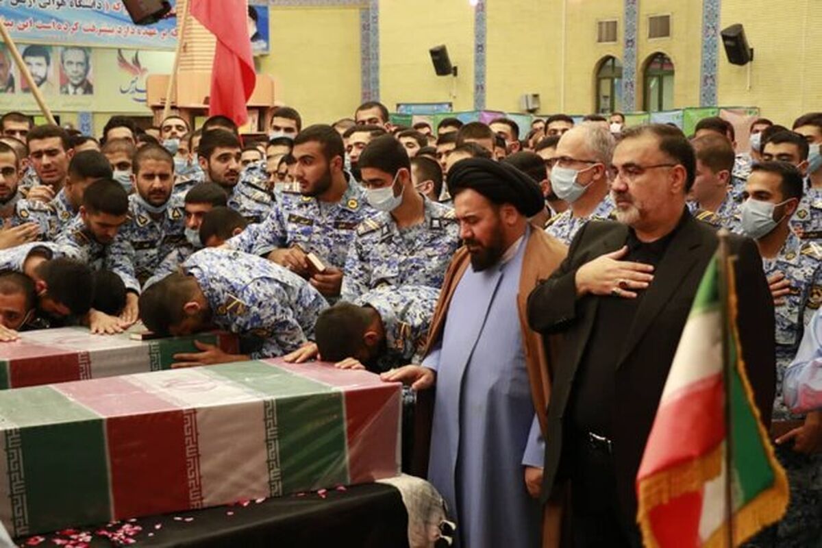 تشییع دو شهید گمنام