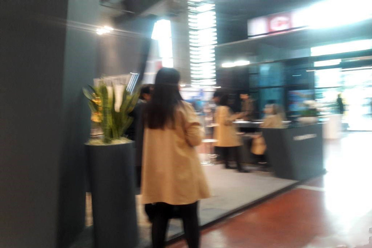 کشف حجاب در نمایشگاه بین المللی تهران