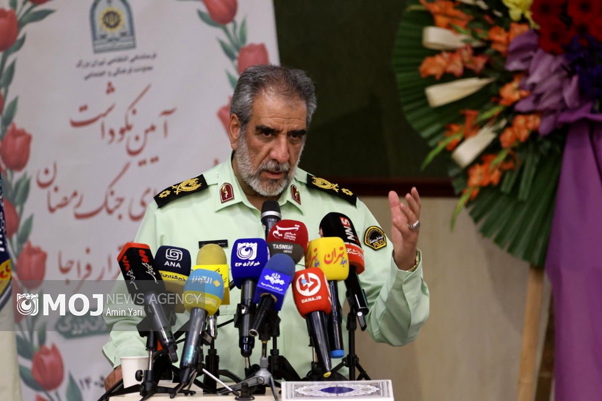  سردار عباسعلی محمدیان رییس پلیس تهران بزرگ
