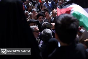 حضور رئیس جمهور در راهپیمایی روزجهانی قدس 