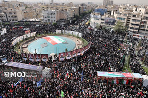 مراسم تشییع شهدای اقتدار _ ۱