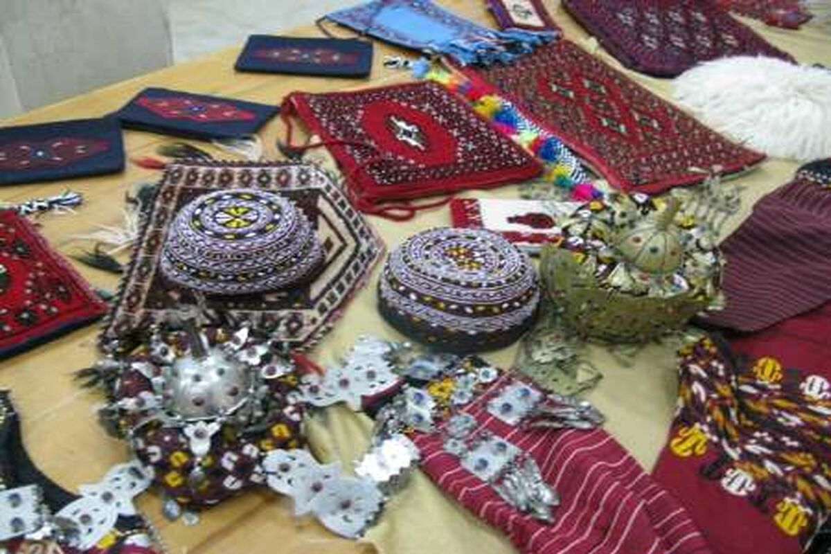 بازارچه صنایع دستی در شهرستان گنبدکاووس