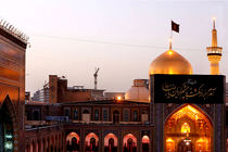 حرم علی بن موسی الرضا(ع) سیاهپوش شهادت باب الحوائج (ع) شد 