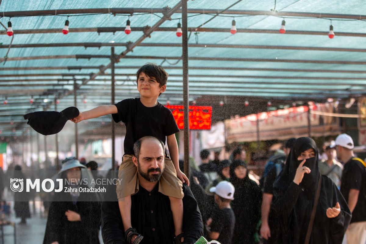 تردد زائرین اربعین در مرز خسروی